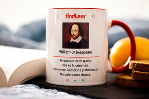 Taza William Shakespeare - Colección Clásica - TindLeer