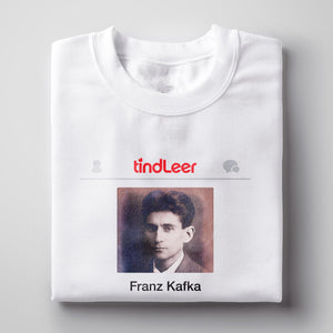camiseta franz kafka metamorfosis tindleer humor literario regalos para lectores