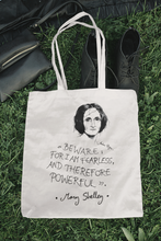 Cargar imagen en el visor de la galería, Tote bag Mary Shelley &#39;Beware...&#39;