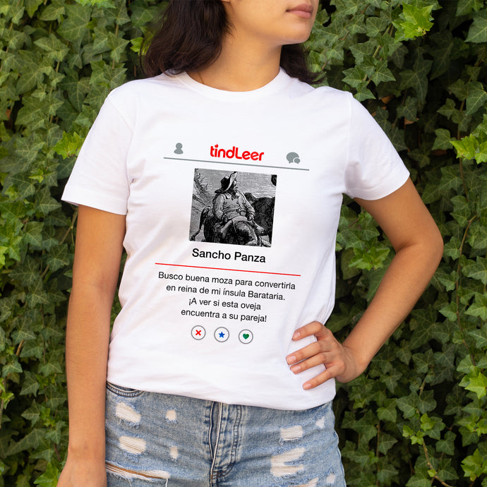 camiseta sancho panza tindleer humor literario regalos para lectores