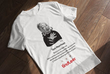 Cargar imagen en el visor de la galería, Camiseta blanca hombre con ilustración de Toni Morrison por Fernando Vicente.