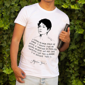 Camiseta Alfonsina Storni 'Quiero un amor...' - hombre