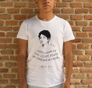Camiseta Alfonsina Storni 'Quiero olvidar...' - hombre
