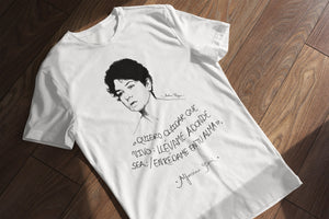 Camiseta Alfonsina Storni 'Quiero olvidar...' - hombre