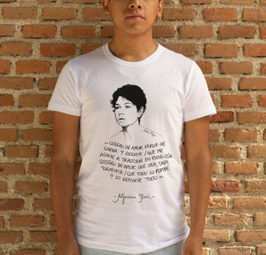 Camiseta Alfonsina Storni 'Quiero un amor...' - hombre