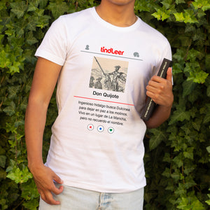 camiseta don quijote tindleer molinos humor literario regalos para lectores