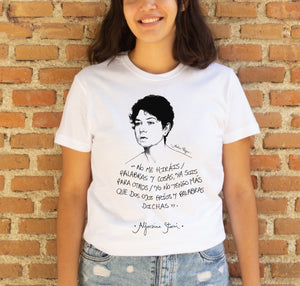 Camiseta Alfonsina Storni 'No me hiráis...' - mujer
