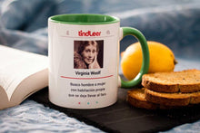 Cargar imagen en el visor de la galería, Taza Virginia Woolf - Colección Clásica - TindLeer