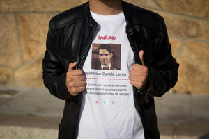 Camiseta Federico García Lorca - Colección Clásica - hombre - TindLeer