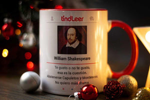 Taza William Shakespeare - Colección Clásica - TindLeer