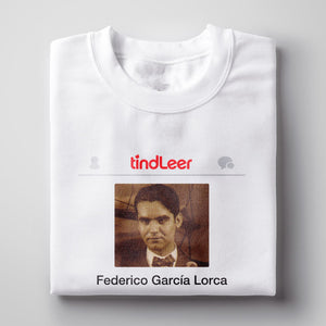 camiseta Federico garcía lorca tindleer bodas de sangre humor literario regalos para lectores