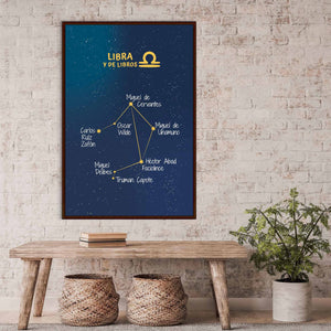 Lámina 'Libra y de libros'