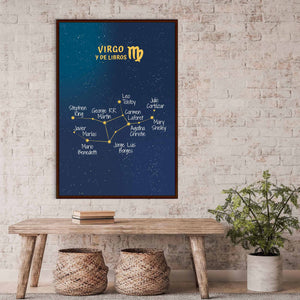 Lámina 'Virgo y de libros'