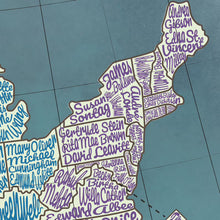 Cargar imagen en el visor de la galería, Lámina &#39;LGBTQ+ American Authors Map III&#39;