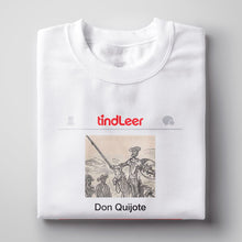 Cargar imagen en el visor de la galería, camiseta don quijote tindleer molinos humor literario regalos para lectores
