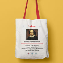 Cargar imagen en el visor de la galería, Tote bag William Shakespeare - Colección Clásica