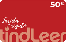 Cargar imagen en el visor de la galería, Tarjeta de regalo TindLeer de 50 euros