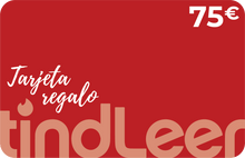 Cargar imagen en el visor de la galería, Tarjeta de regalo TindLeer de 75 euros