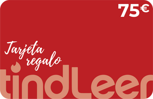 Tarjeta de regalo TindLeer de 75 euros