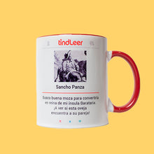 Cargar imagen en el visor de la galería, taza sancho panza tindleer humor literario regalos para lectores