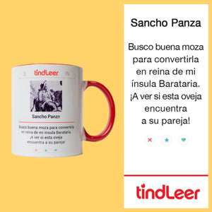 taza sancho panza tindleer humor literario regalos para lectores