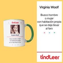 Cargar imagen en el visor de la galería, taza virginia woolf faro habitación propia tindleer humor literario regalos para lectores