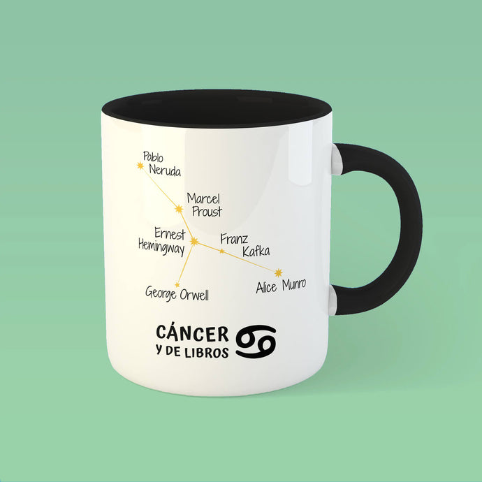 Taza 'Cáncer y de libros'
