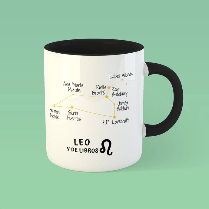 Taza 'Leo y de libros'