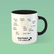 Cargar imagen en el visor de la galería, Taza &#39;Sagitario y de libros&#39;