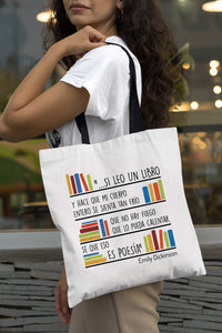 Tote bag Emily Dickinson 'El poder de la poesía'