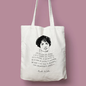 Tote bag Rosalía de Castro 'En los ecos del órgano...'