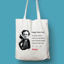 Cargar imagen en el visor de la galería, Tote bag Edgar Allan Poe