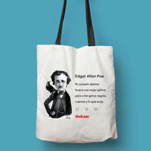 Cargar imagen en el visor de la galería, Tote bag Edgar Allan Poe