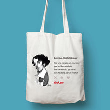 Cargar imagen en el visor de la galería, Tote bag Gustavo Adolfo Bécquer