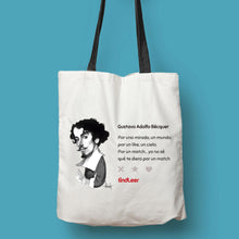 Cargar imagen en el visor de la galería, Tote bag Gustavo Adolfo Bécquer