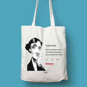 Tote bag Virginia Woolf