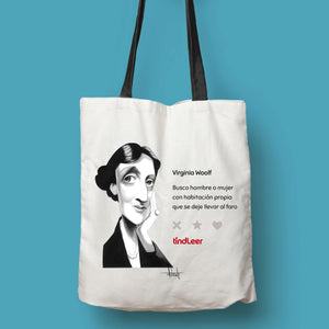 Tote bag Virginia Woolf