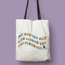 Cargar imagen en el visor de la galería, Tote bag &#39;Prefiero libros a personas&#39; II