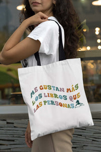 Tote bag 'Prefiero libros a personas' II