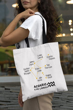 Cargar imagen en el visor de la galería, Tote bag &#39;Acuario y de libros&#39;