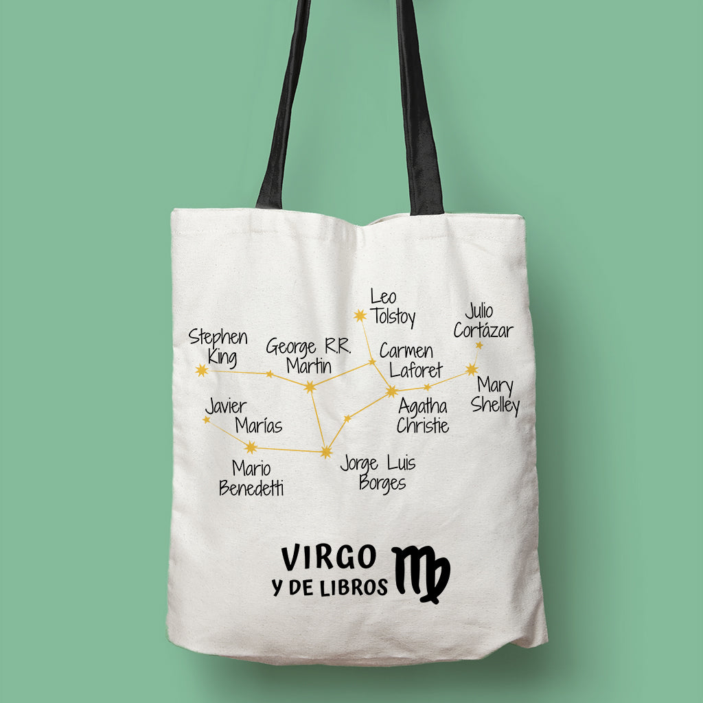 Tote bag 'Virgo y de libros'
