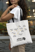 Cargar imagen en el visor de la galería, Tote bag &#39;Virgo y de libros&#39;