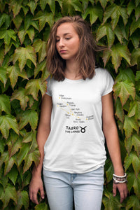 Camiseta 'Tauro y de libros' - mujer